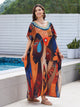 Vestido Estampado Kaftan Vida a Dois