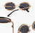 Óculos de Sol Feminino Oval com Strass
