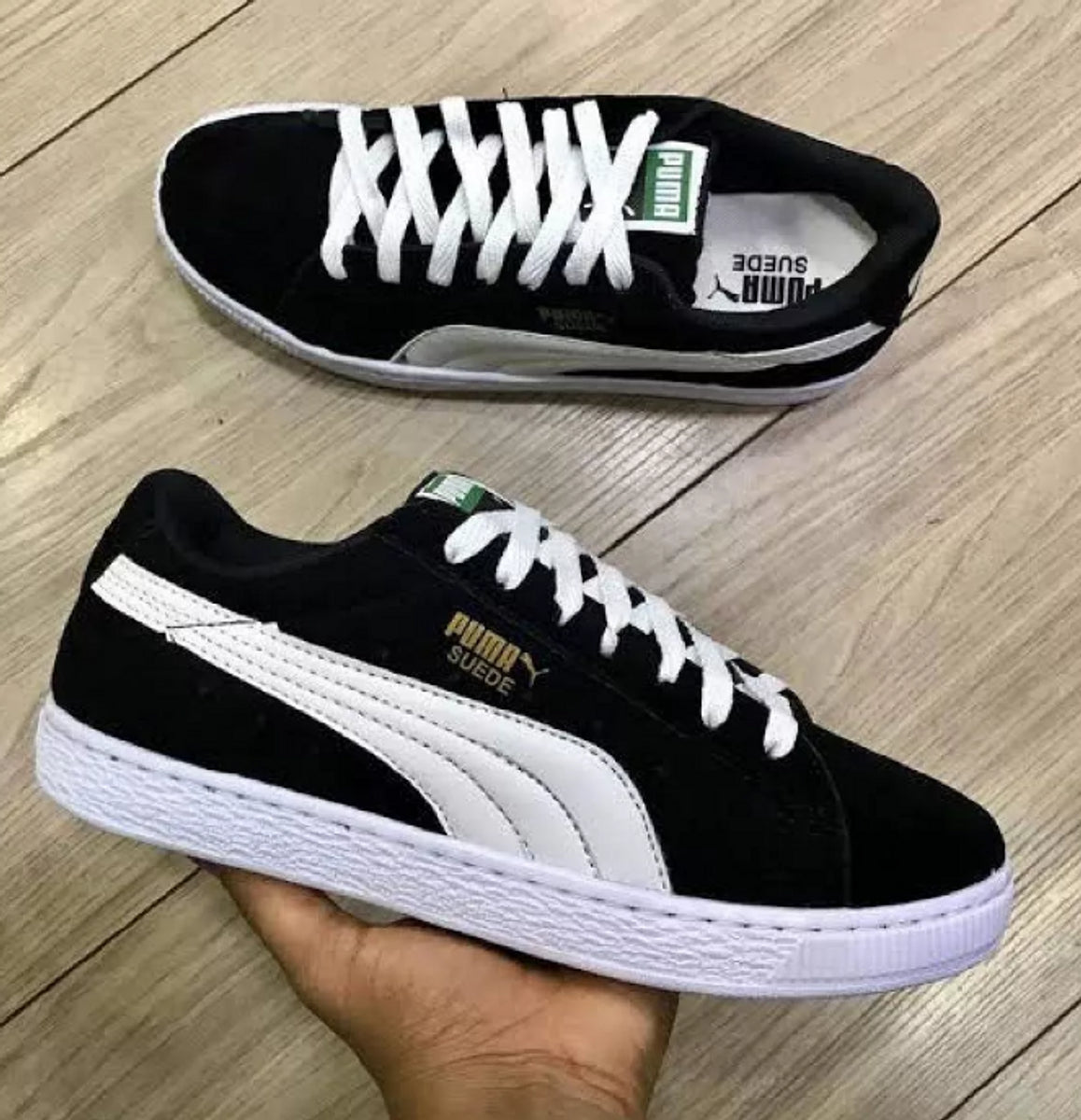 T nis Puma Smash v2 Preto e Branco