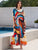 Vestido Estampado Kaftan Expressões Duo Kaftan Expressões Deusa