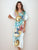 Vestido Estampado Kaftan Expressões Duo Kaftan marejar