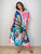 Vestido Estampado Kaftan Expressões Duo Kaftan borboleta