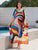 Vestido Estampado Kaftan Expressões Duo Kaftan Expressões Deusa