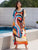 Vestido Estampado Kaftan Expressões Duo Kaftan Expressões Deusa
