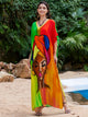 Vestido Estampado Kaftan Expressões Duo Kaftan Expressões Musa