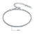 Pulseira Trançada de Aço Inoxidável