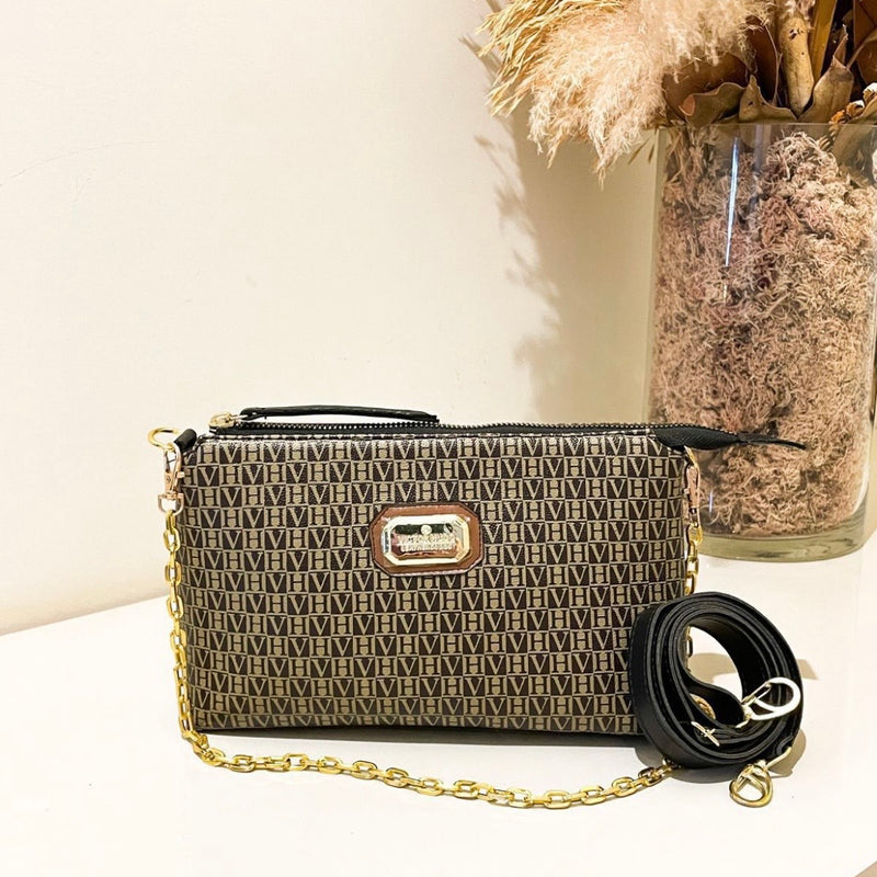 Bolsa Luxo VH Tiracolo Ação Preta