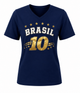 Camiseta Azul Escuro Brasil 10 - COPA 2026