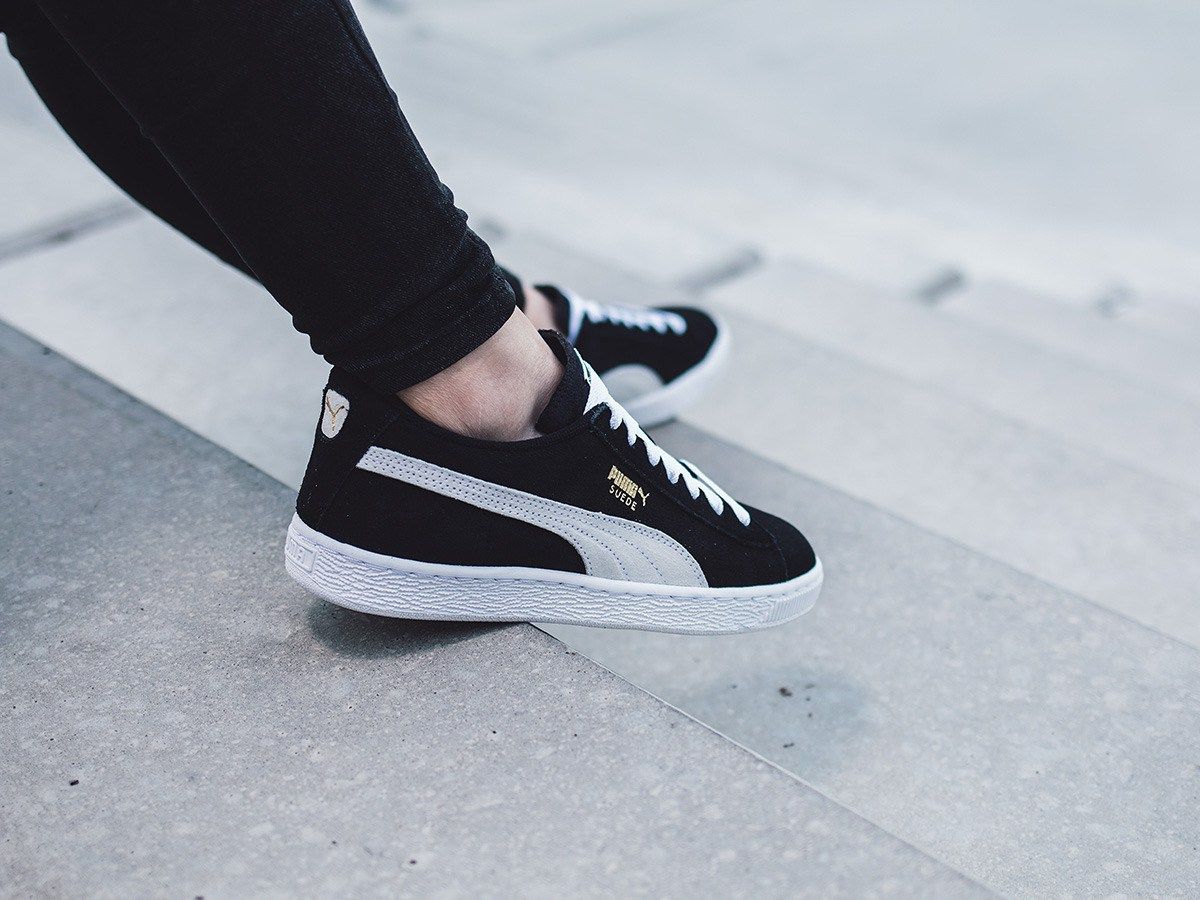 Puma Smash V2 Puma Preto E Branco Feminino Tênis Puma Smash V2