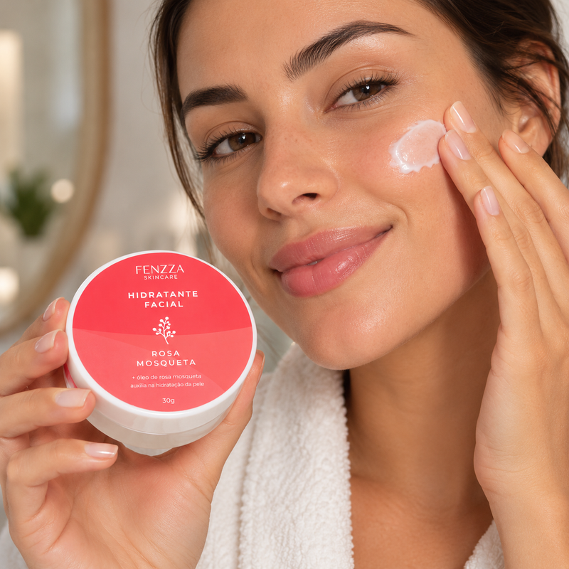 Hidratante Facial Rosa Mosqueta 30g – Pele Macia e Radiante