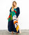 Vestido Estampado Kaftan Expressões Duo Kaftan amina