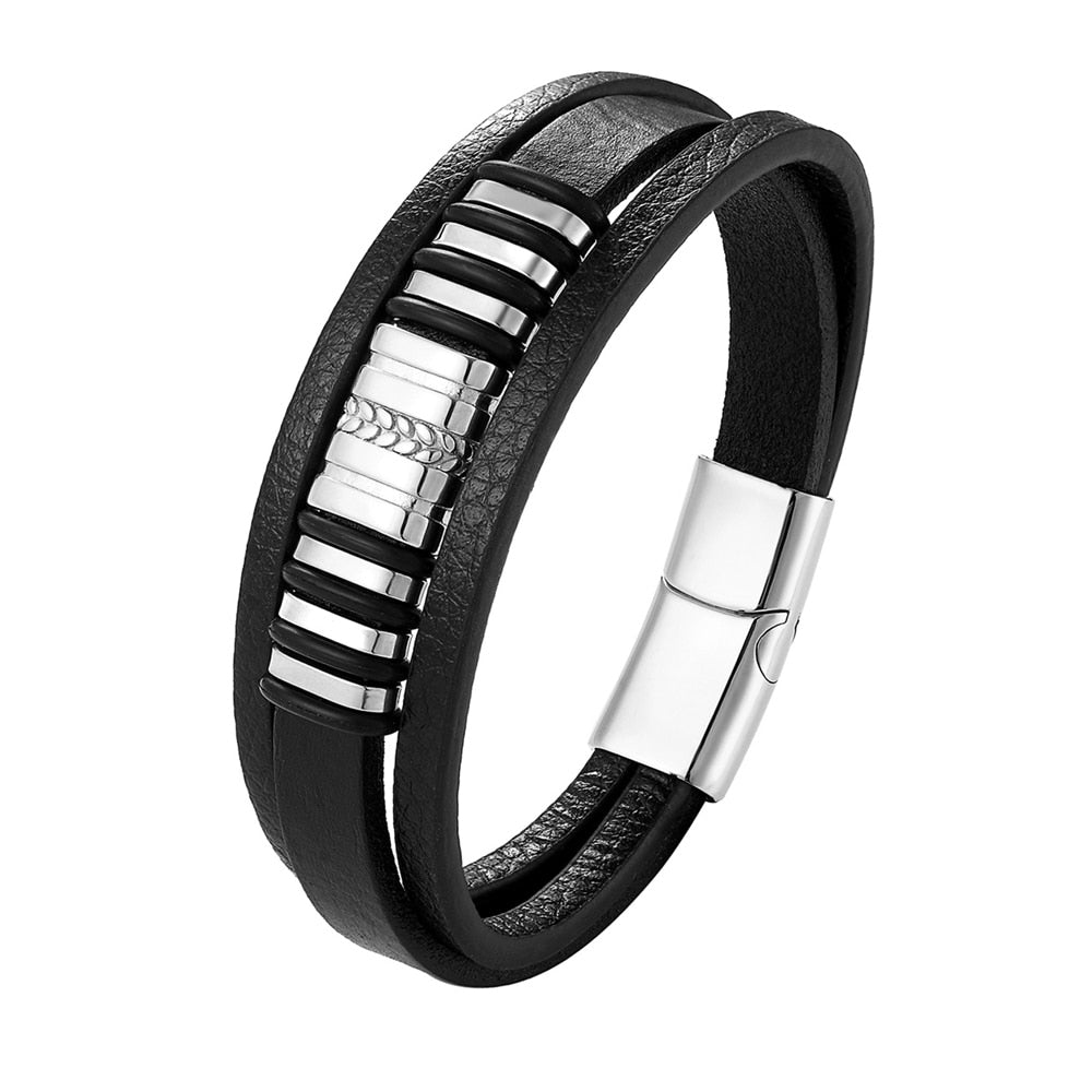 pulseiras de couro genuíno