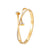 Pulseira De Aço Inoxidável Duplo Cristal Cabeça Prego