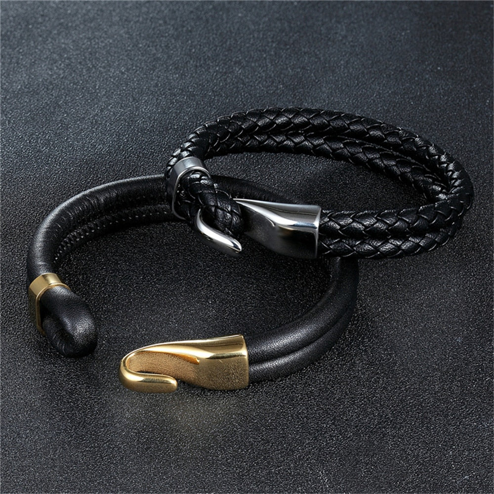 Pulseira Folheada A ouro 14K Multicamadas Para Homens E Mulheres