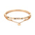 Pulseira  Aço Inoxidável  Com Pingente de Coração