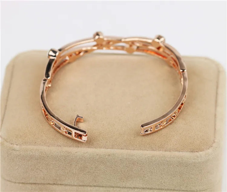 Pulseira Cruzada Com Zircônia