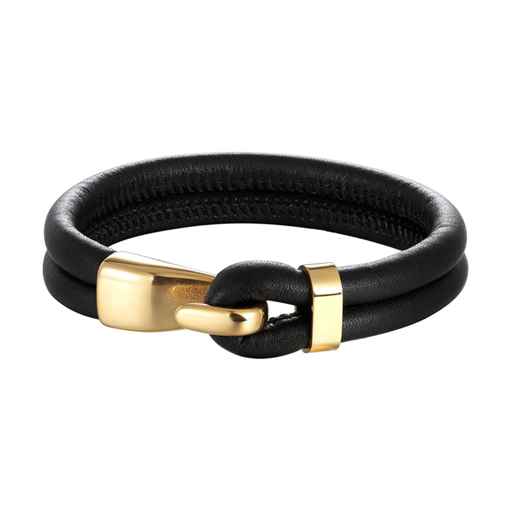 Pulseira Folheada A ouro 14K Multicamadas Para Homens E Mulheres