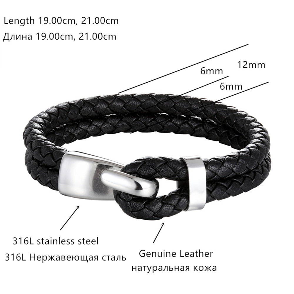 Pulseira Folheada A ouro 14K Multicamadas Para Homens E Mulheres