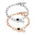 Pulseira de aço inoxidável numerais romanos
