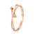 Pulseira De Aço Inoxidável Duplo Cristal Cabeça Prego