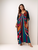 Vestido Estampado Kaftan Expressões Duo Kaftan borboleta tropical
