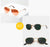 Kit: Óculos de Sol Aviador Marrom e Hexagonal