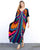 Vestido Estampado Kaftan Expressões Duo Kaftan borboleta tropical