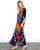 Vestido Estampado Kaftan Expressões Duo Kaftan borboleta tropical