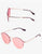 Óculos de Sol Blaze Round Rosa Espelhado 3574