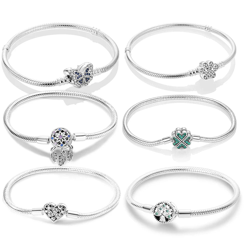 Bracelete de Prata 925 Berloque