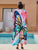 Vestido Estampado Kaftan Expressões Duo Kaftan borboleta