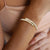 Bracelete Ajustável de Pedras de Zircônia