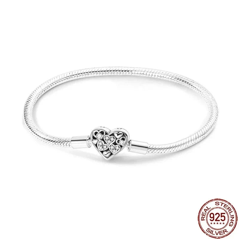 Bracelete de Prata 925 Berloque