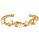 Bracelete Ramificado com Pérolas
