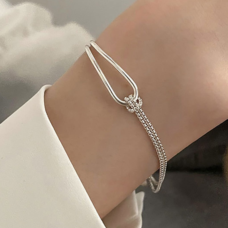Pulseira Minimalista Selo Corrente