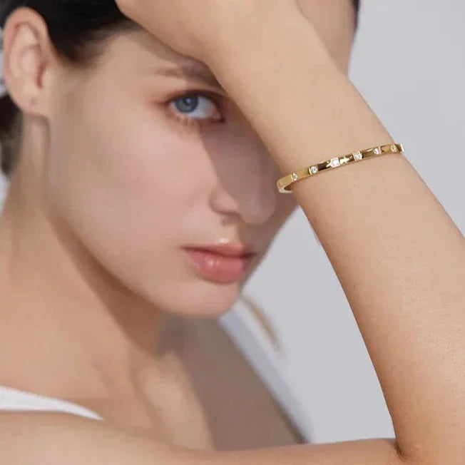 Bracelete com Pedras de Zircônia