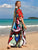 Vestido Estampado Kaftan Expressões Duo Kaftan Britto