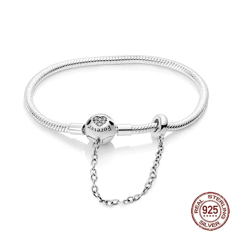Bracelete de Prata 925 Berloque