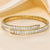 Bracelete Ajustável de Pedras de Zircônia