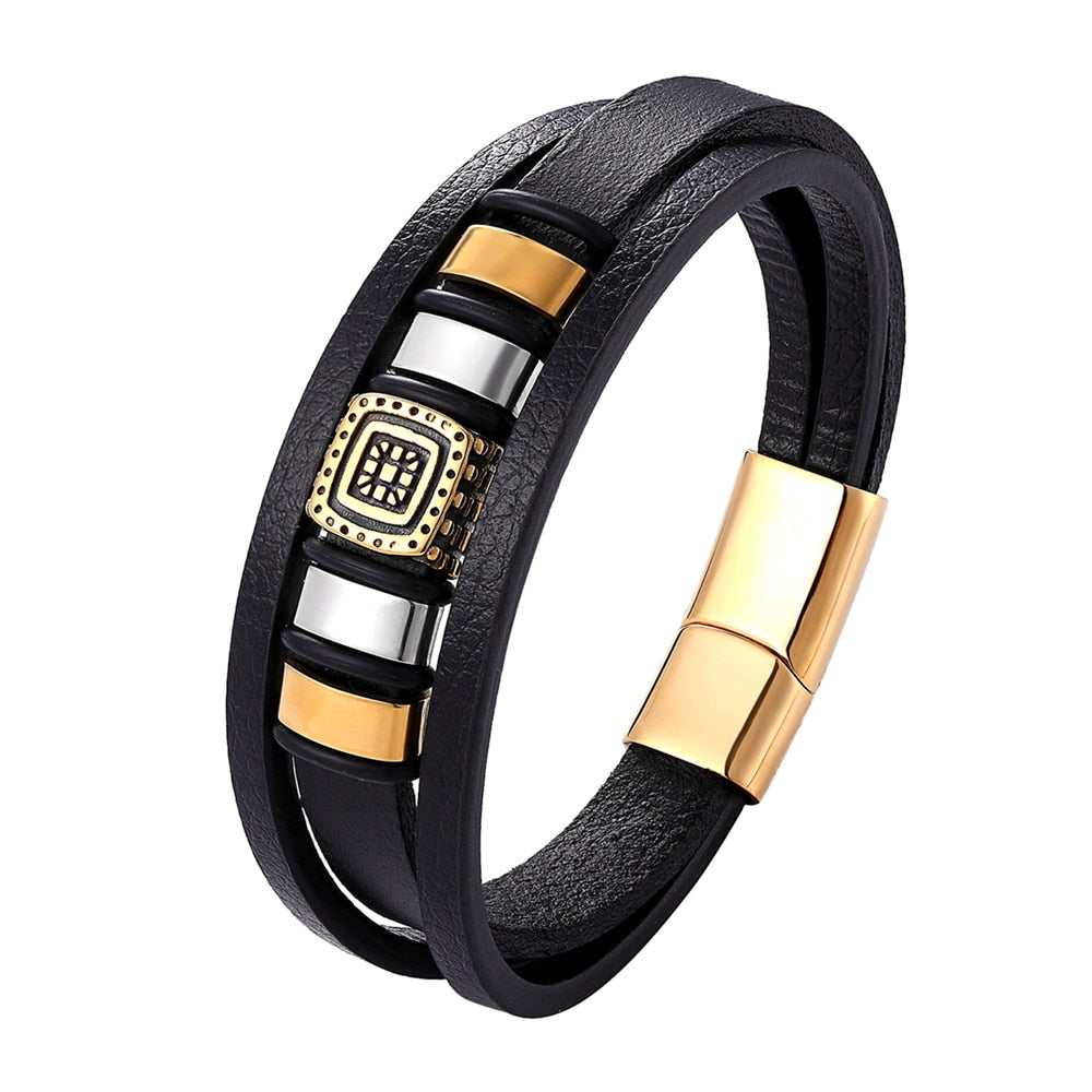 pulseiras de couro genuíno