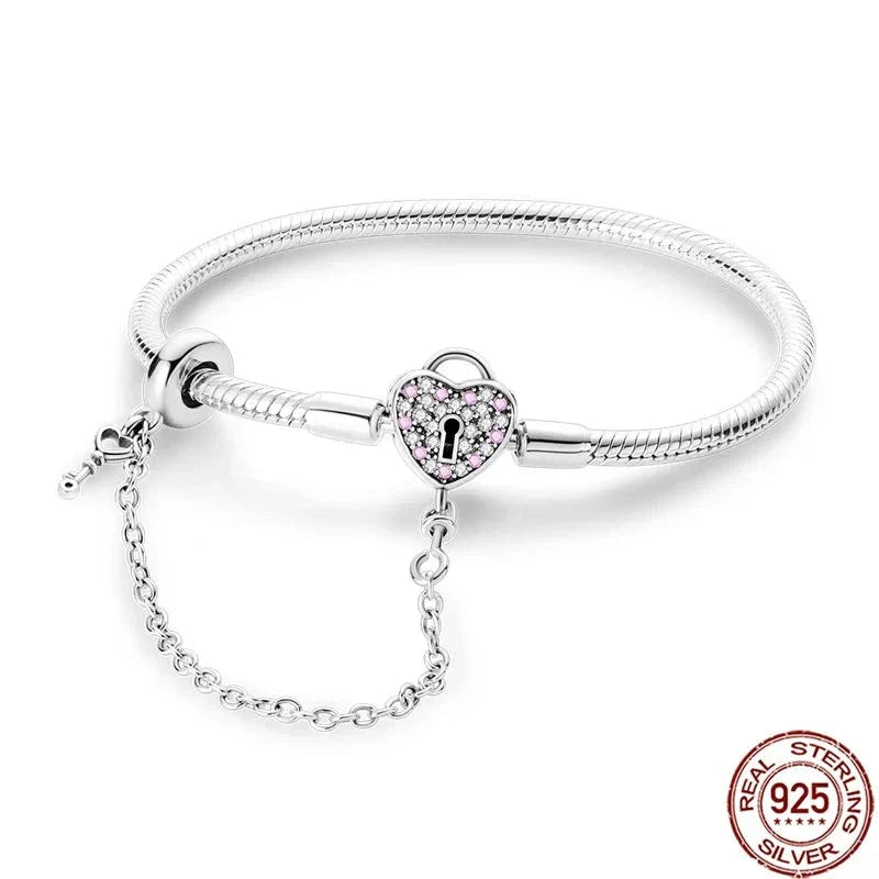 Bracelete de Prata 925 Berloque