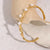Bracelete Ramificado com Pérolas