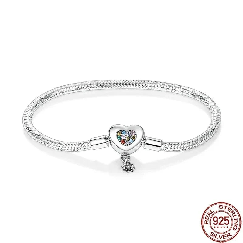 Bracelete de Prata 925 Berloque