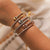 Pulseira Com Cristais Cravejado