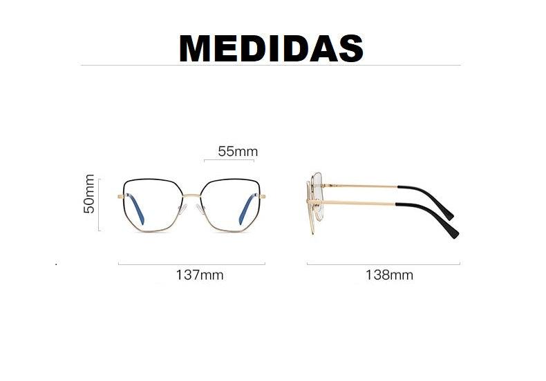 Armação de Óculos Quadrada Hazel