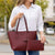 Bolsa Arezzo Kit  Classic com Nécessaire Bordo Vinho