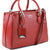 Bolsa Feminina Tote Lorena Couro Vermelha Sangue