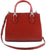 Bolsa Feminina Tote Lorena Couro Vermelha Sangue
