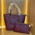Bolsa Arezzo Kit  Classic com Nécessaire Bordo Vinho