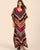 Vestido Estampado Kaftan Expressões Duo Kaftan multi listras